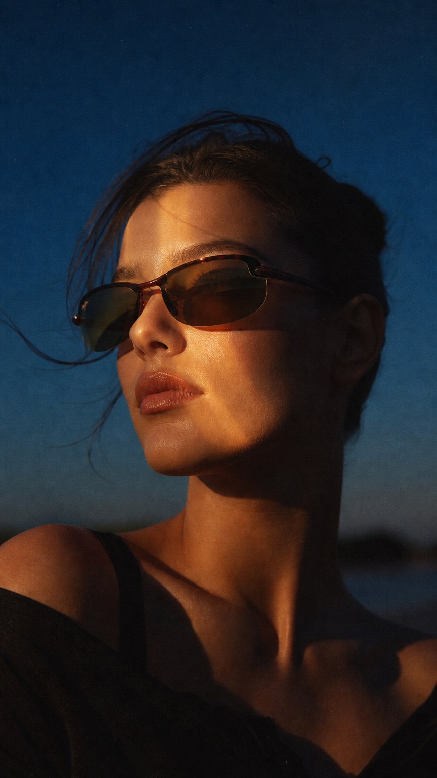 AI product shot of Maui Jim Makaha H405-10 Tortoise / HCL Bronze Polarised Lenses
