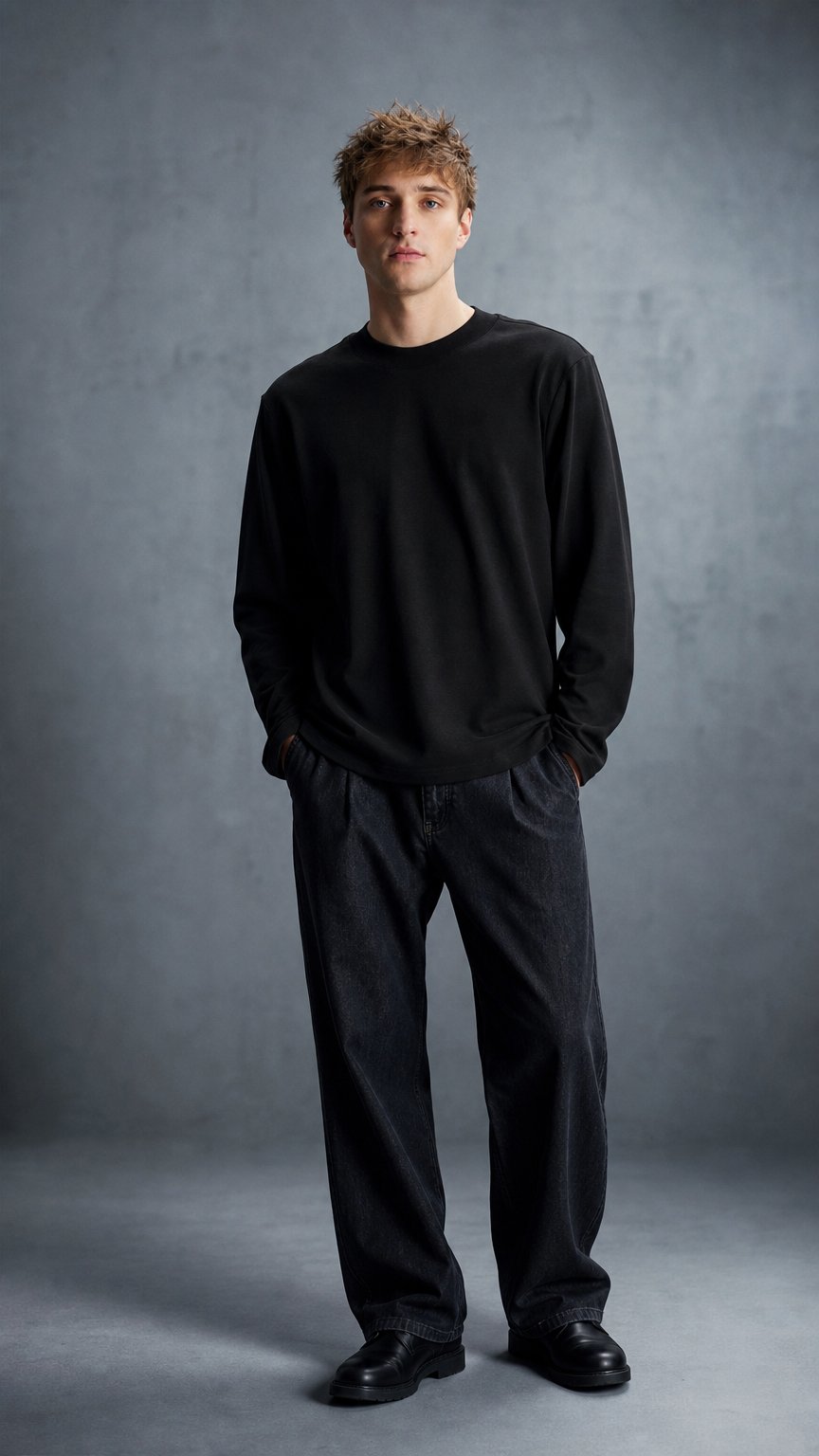 AI product shot of Marley Longsleeve Black