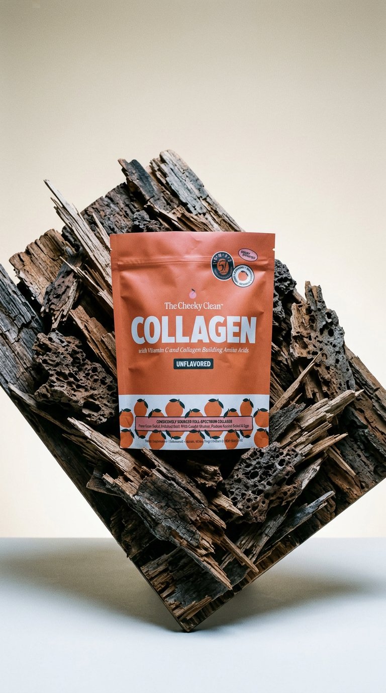AI product shot of Collagen by TheCheekyClean