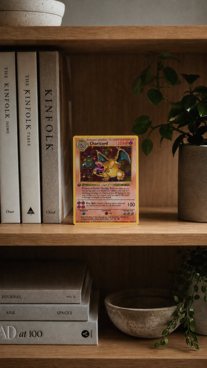 AI product shot of Charizard - 4 - Base Set (1st Edition & Shadowless) Pokemon