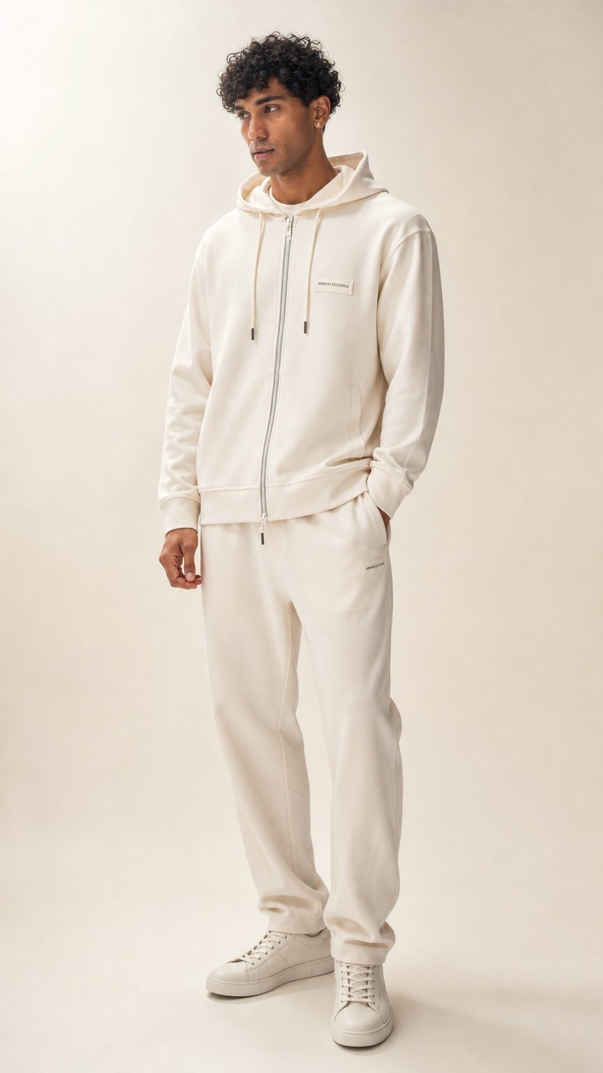 AI product shot of ARMANI EXCHANGE Zip-up sweatshirt