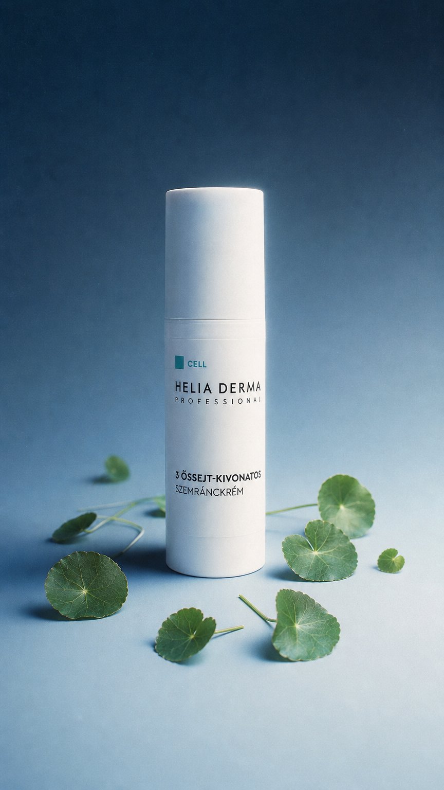AI product shot of Helia Derma Professional Cell 3 őssejt-kivonatos szemránckrém