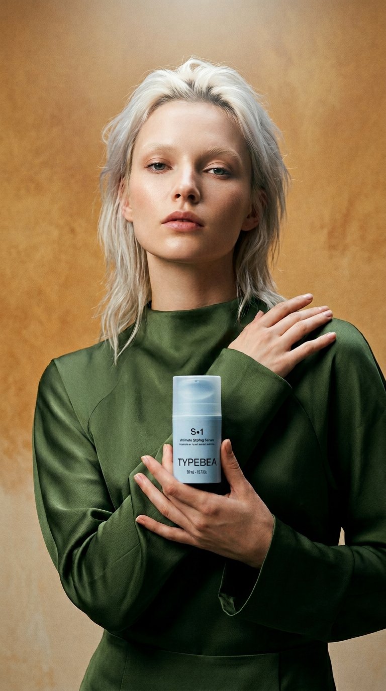 AI product shot of S•1 Ultimate Anti-Frizz Hair Styling Serum