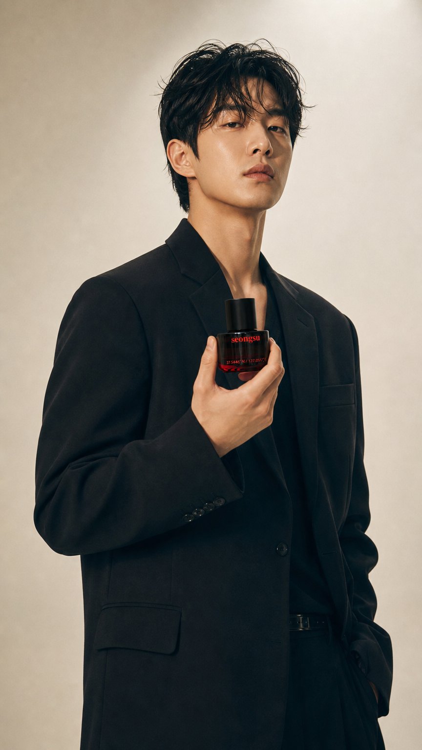 AI product shot of MY NAME IS SEONGSU.