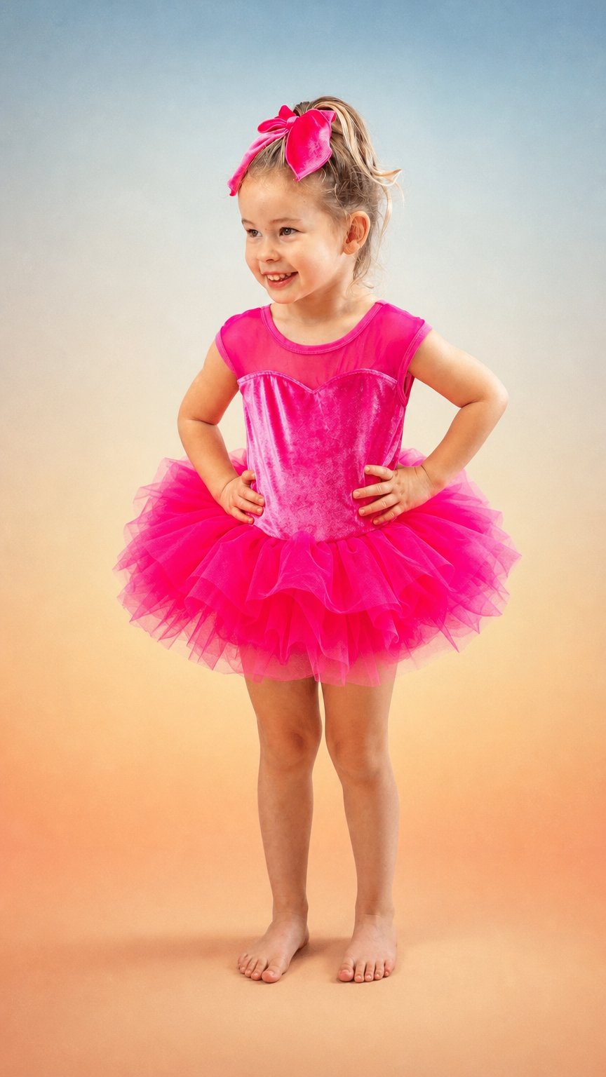 AI product shot of The Sprinkled Pink Willa Tutu