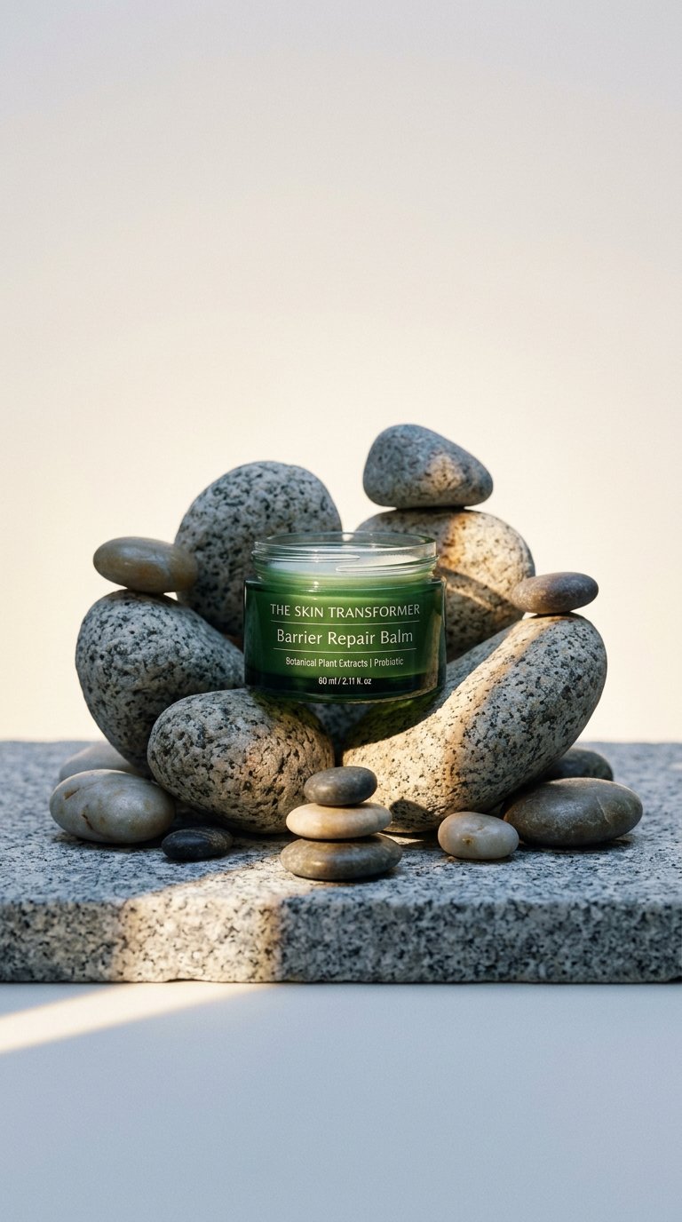 AI product shot of The Skin Transformer Barrier Repair Balm