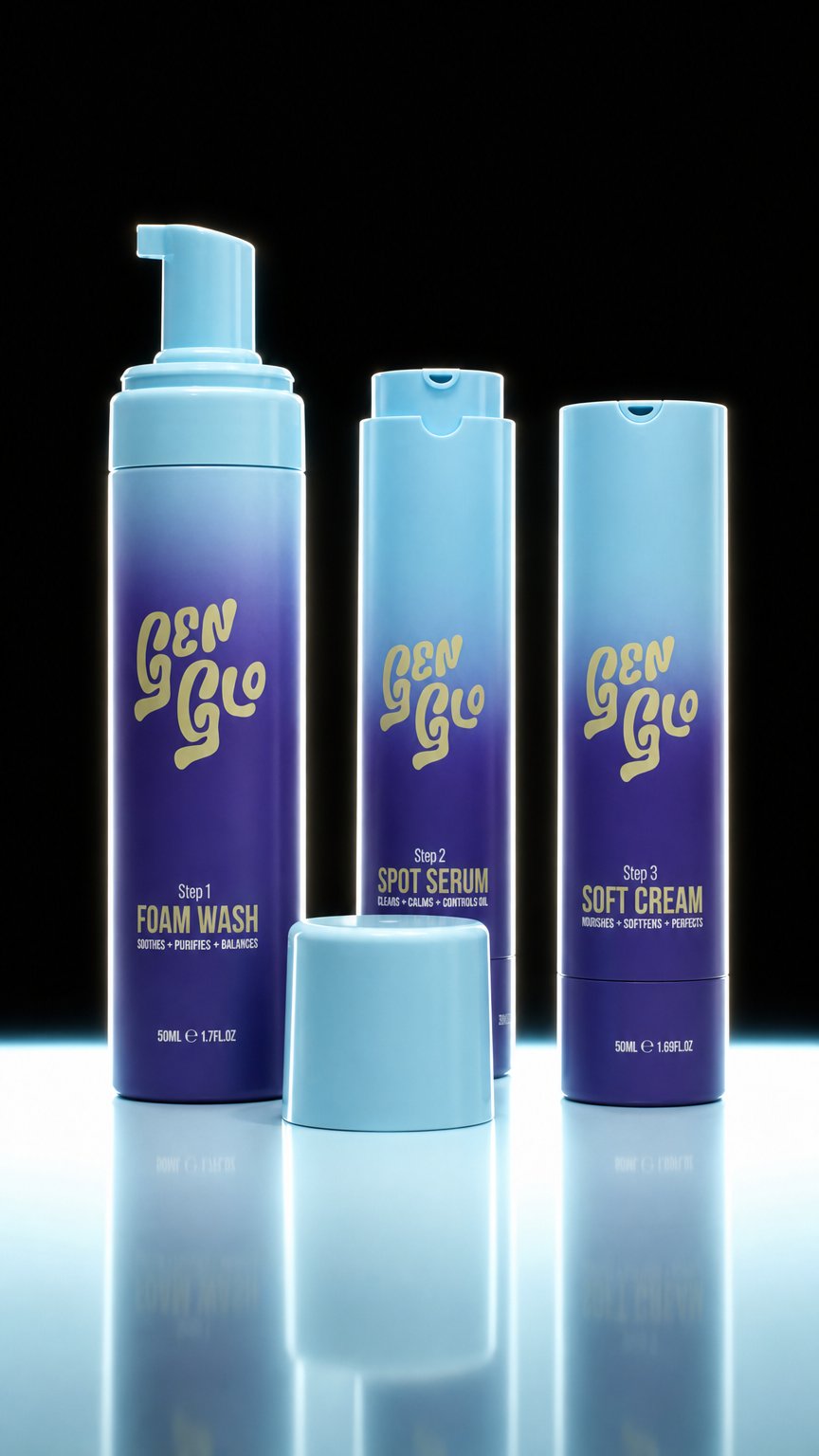 AI product shot of GenGlo Bundle