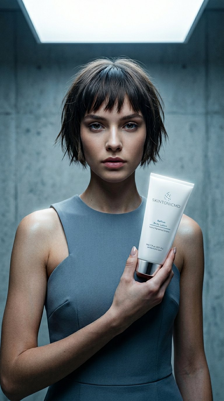 AI product shot of ReFirm Body Lotion