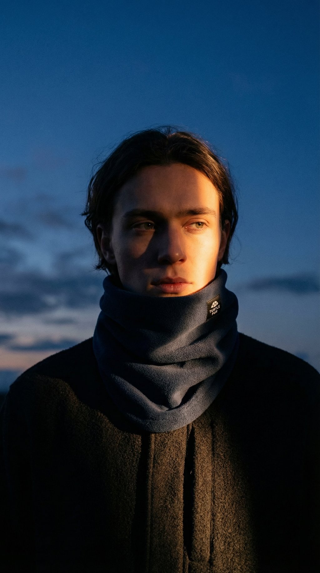 AI product shot of Double-Layer Neck Warmer
