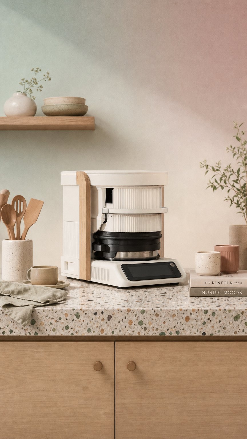 AI product shot of SwishOne Autonomous Meal System