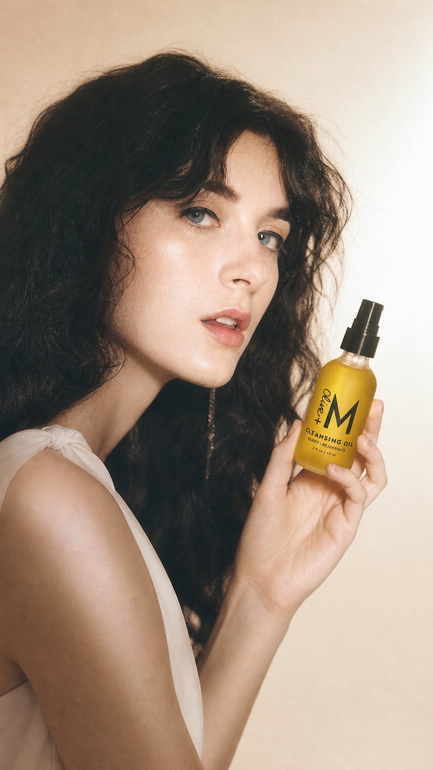 AI product shot of Purify + Rejuvenate Cleansing Oil: Daily Cleanse