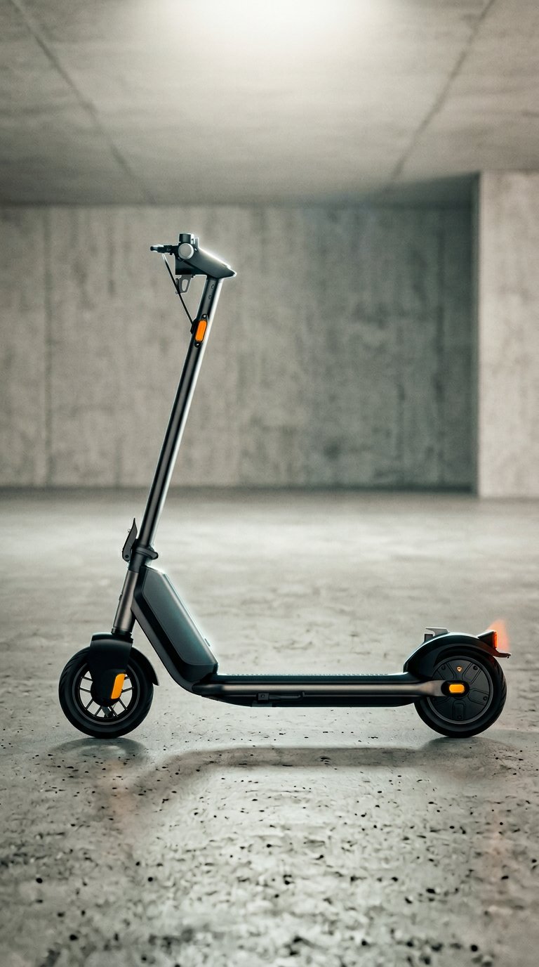 AI product shot of NIU KQi1 Pro Electric Kick Scooter (Grey)