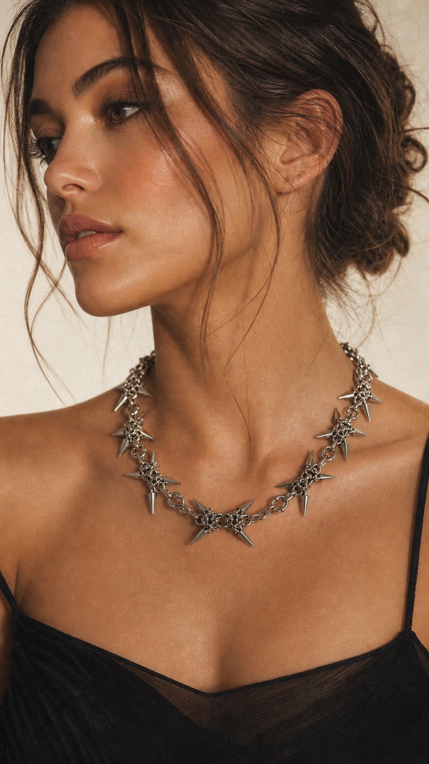 AI product shot of Obscura "Thorn" Naszyjnik