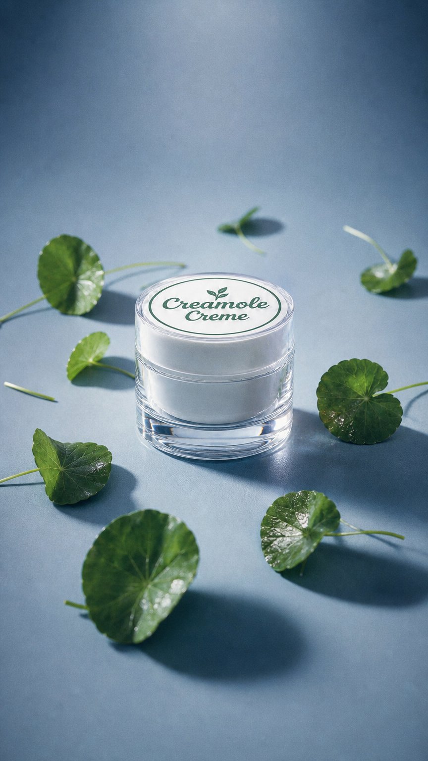 AI product shot of Creamole - Natürliche Creme zur Entfernung von Muttermalen, Leberflecken & Warzen