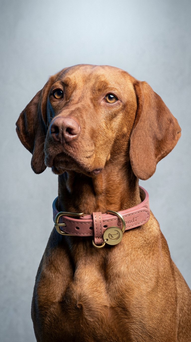 AI product shot of Dog Collar Tiergarten Peach