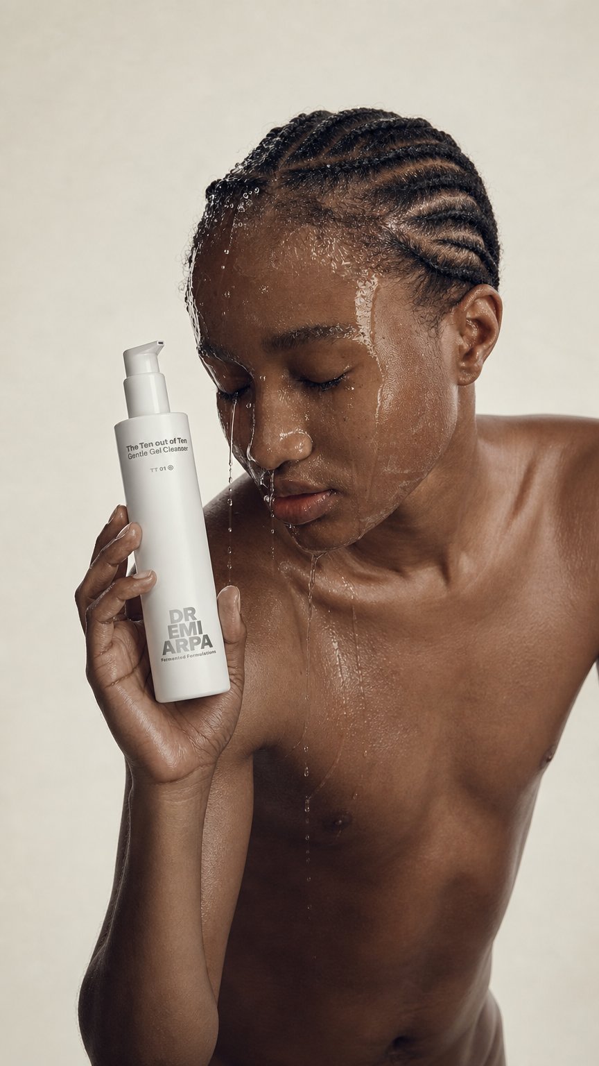 AI product shot of Cleanser & Toner