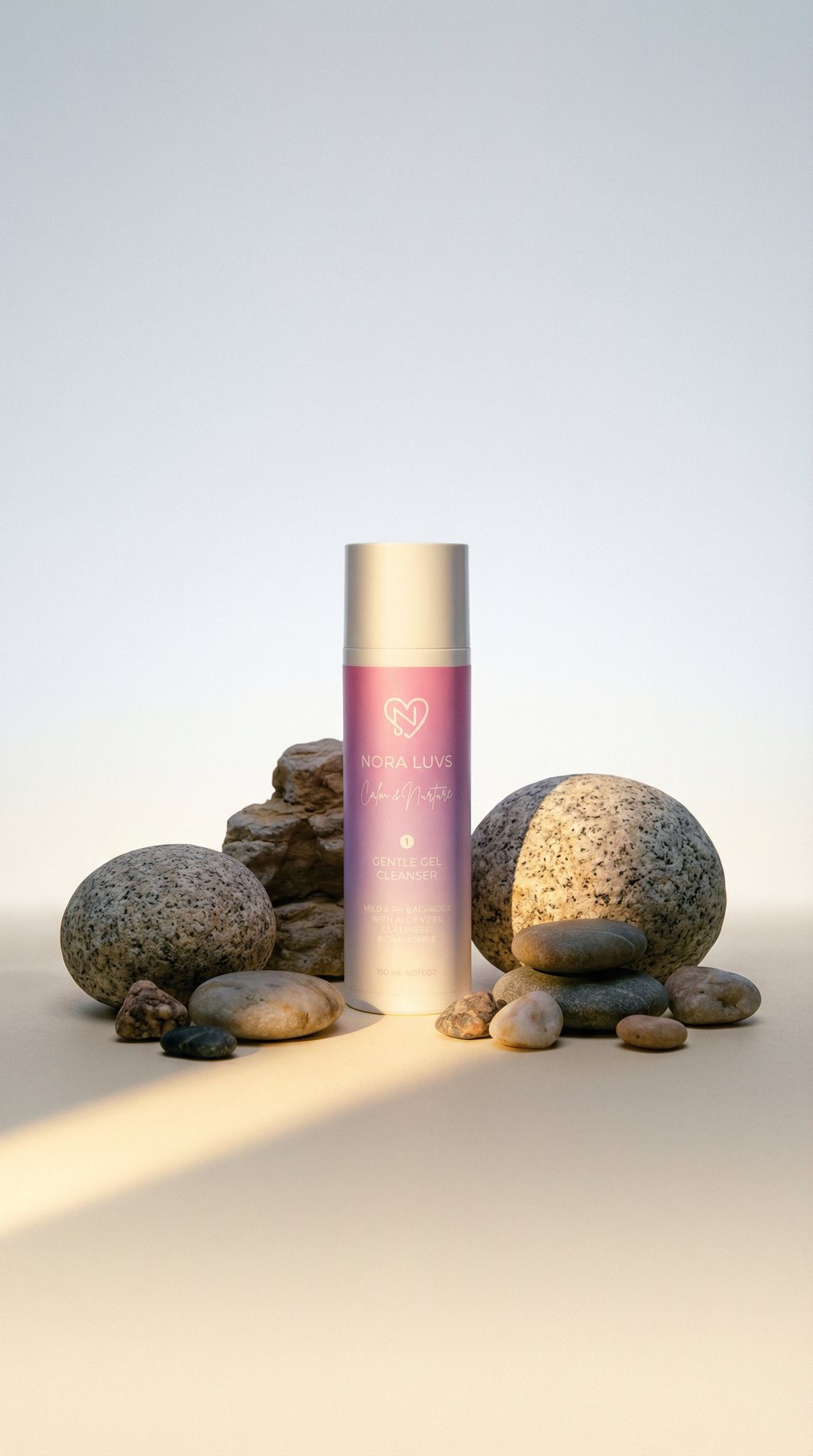 AI product shot of Calm & Nurture Gentle Gel Cleanser