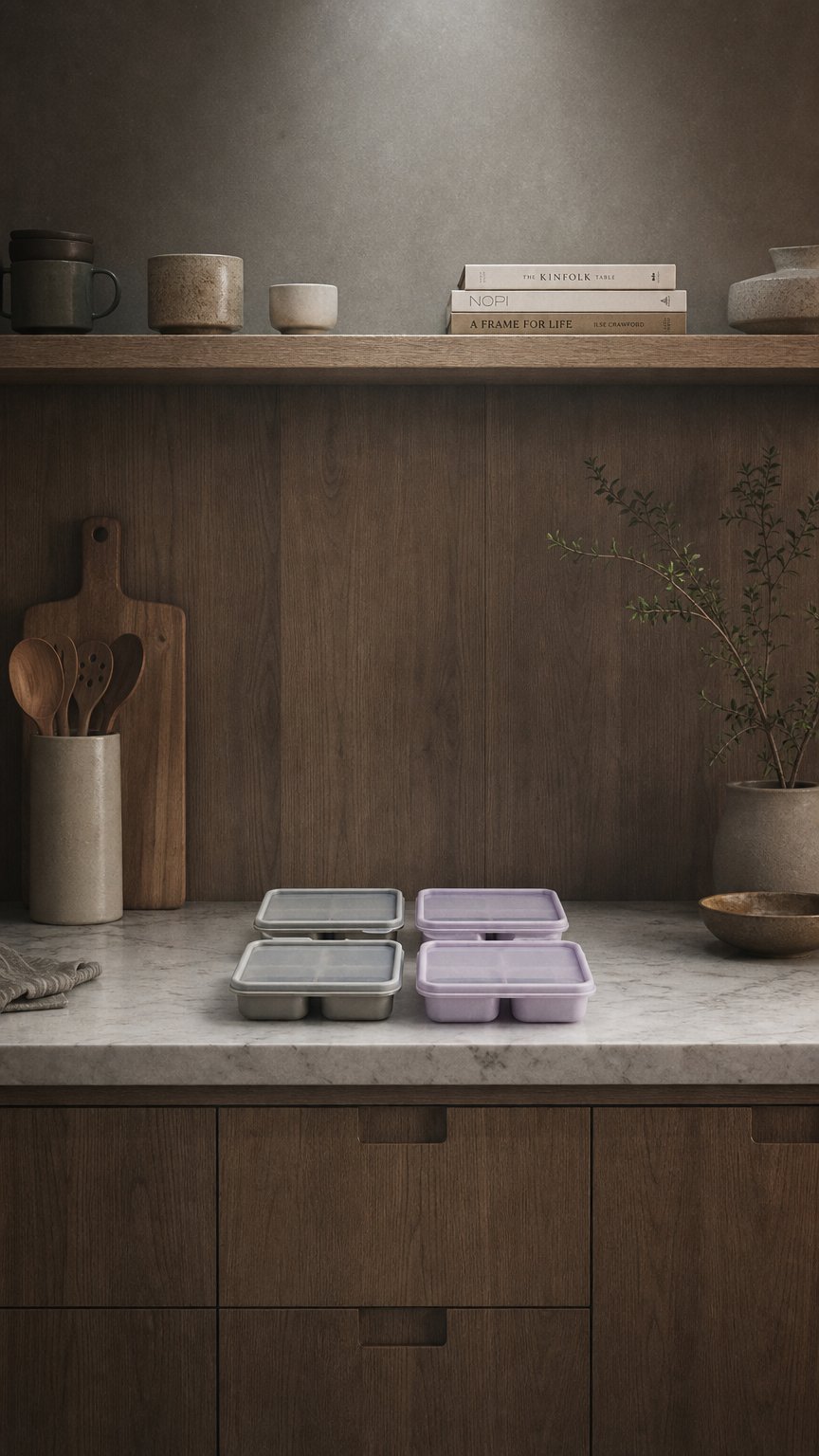 AI product shot of Freezer Tray Set - Little Growers Essential