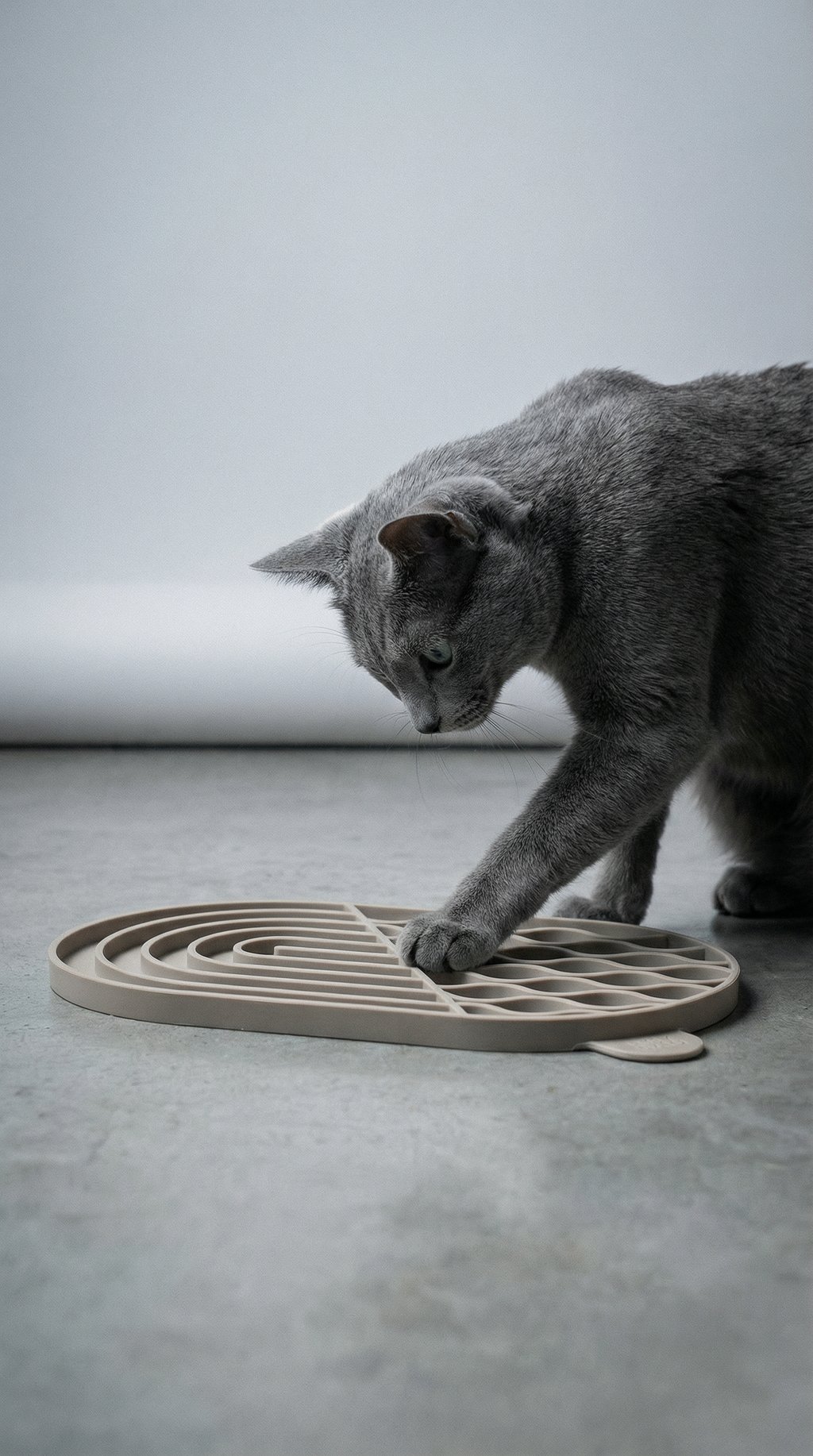 AI product shot of ZENPAD lick mat for cats
