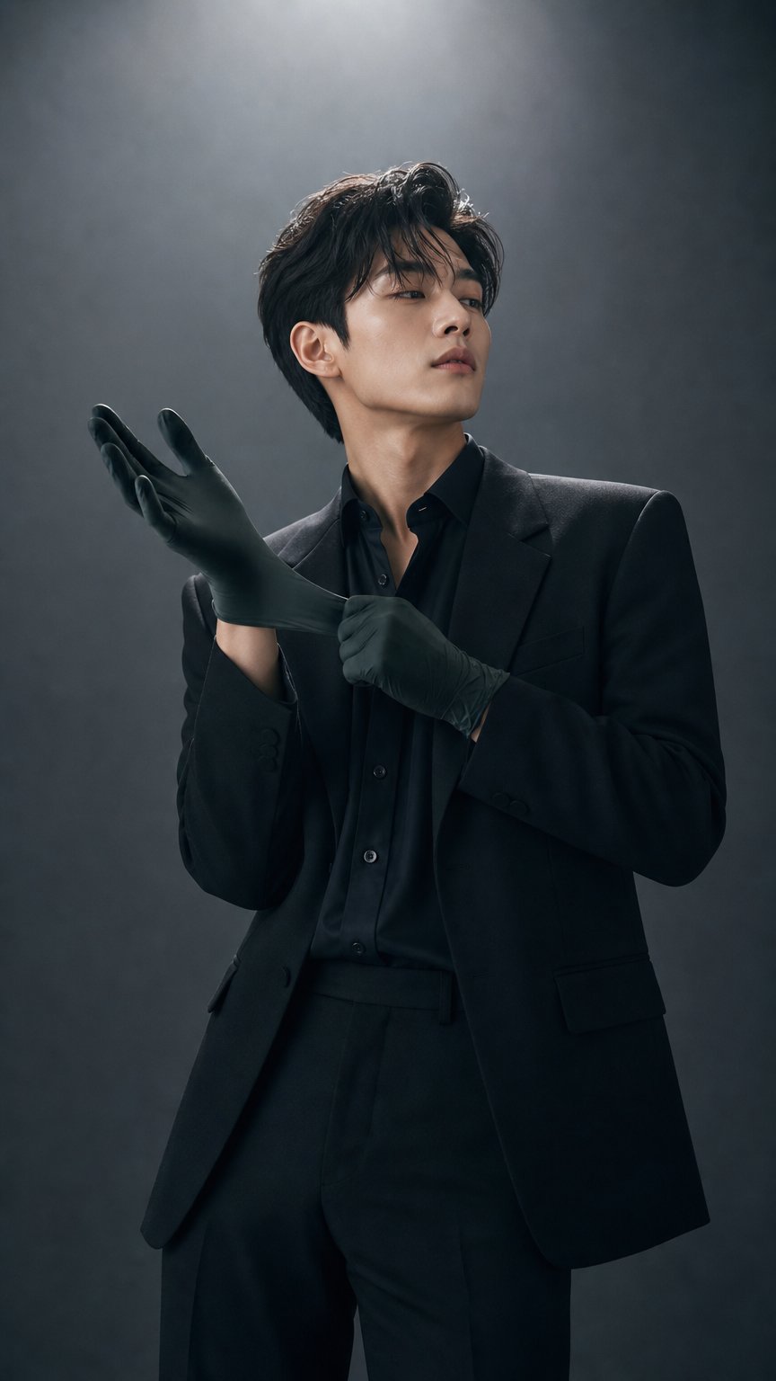 AI product shot of 아나보다 니트릴장갑 [10박스 세트] (1박스당 100매)