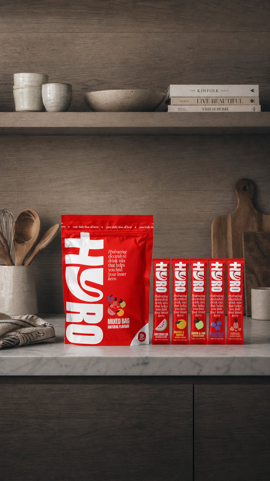 AI product shot of Hyro Variety Pack