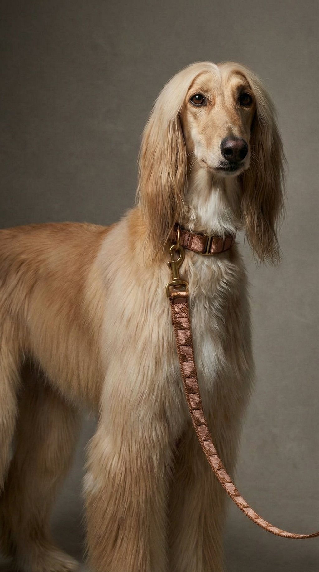 AI product shot of Heart dog leash