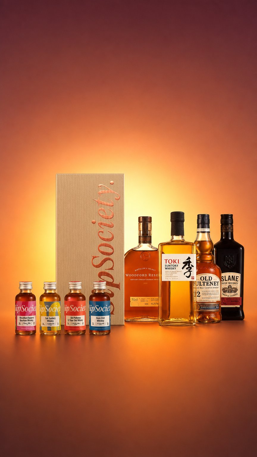 AI product shot of Whisky Tasting Kit