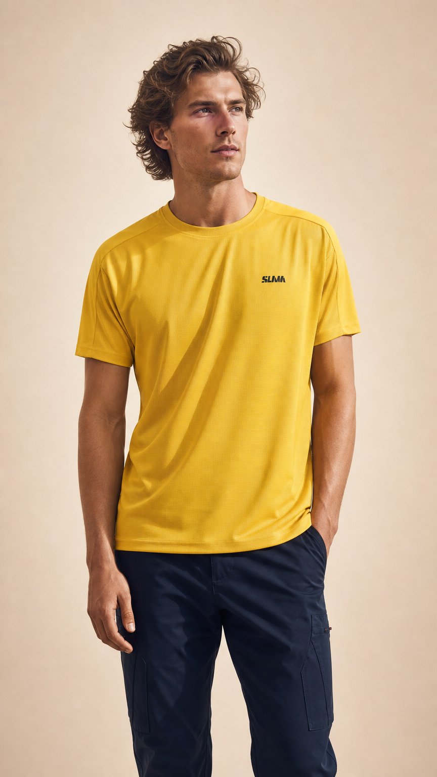 AI product shot of SLAM Act QD T-Shirt