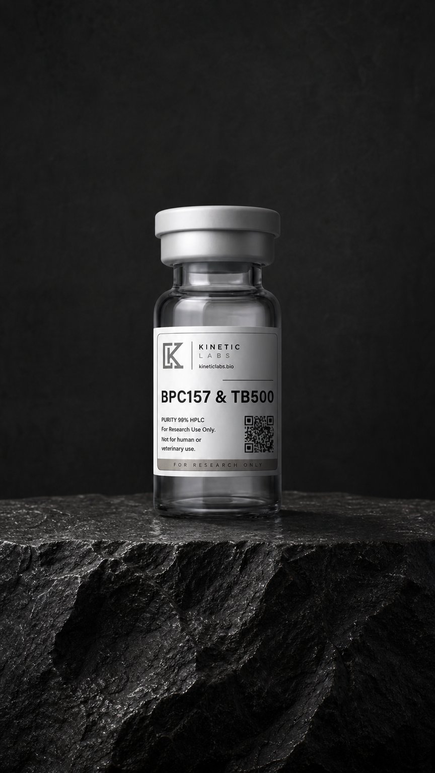 AI product shot of BPC-157 / TB-500 10mg