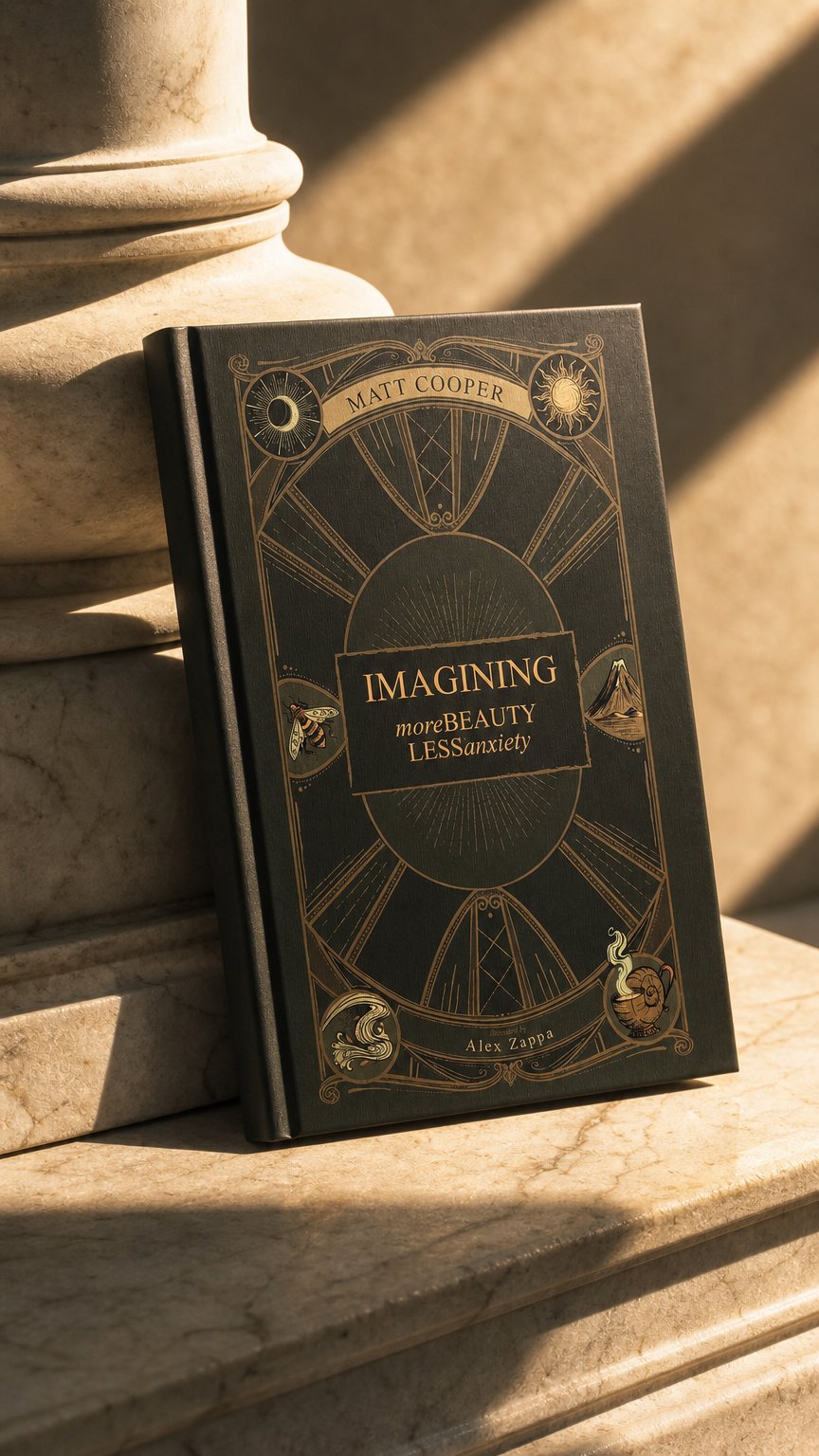 AI product shot of Imagining: More Beauty Less Anxiety