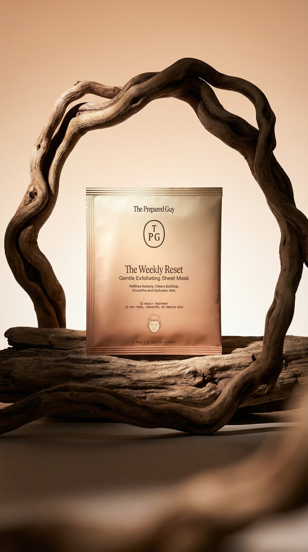 AI product shot of The Weekly Reset Sheet Mask