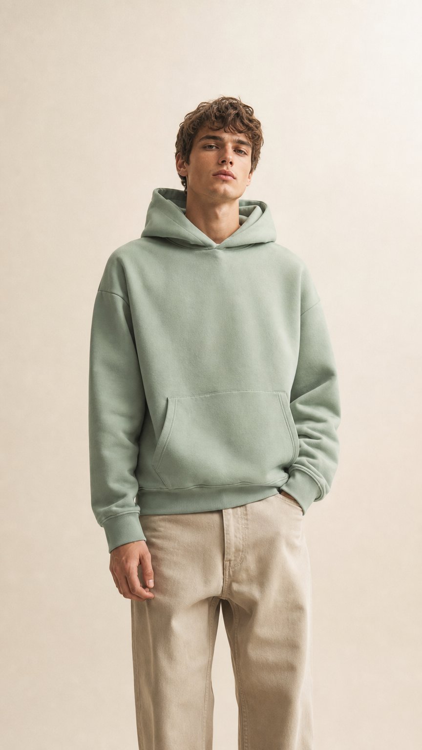 AI product shot of Hoodie ORGANIC oversize