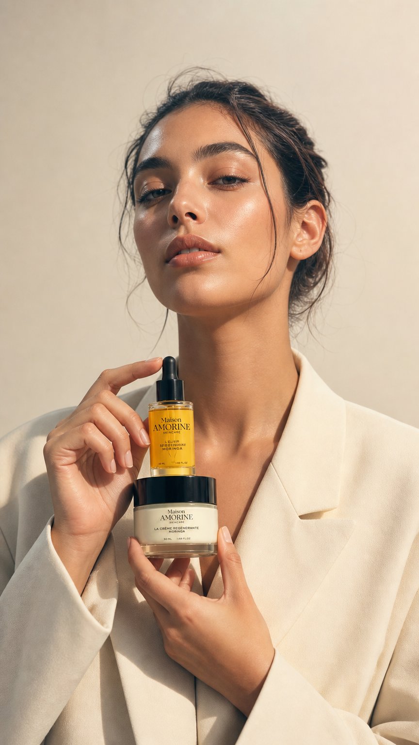 AI product shot of Le Rituel Héritage Moringa