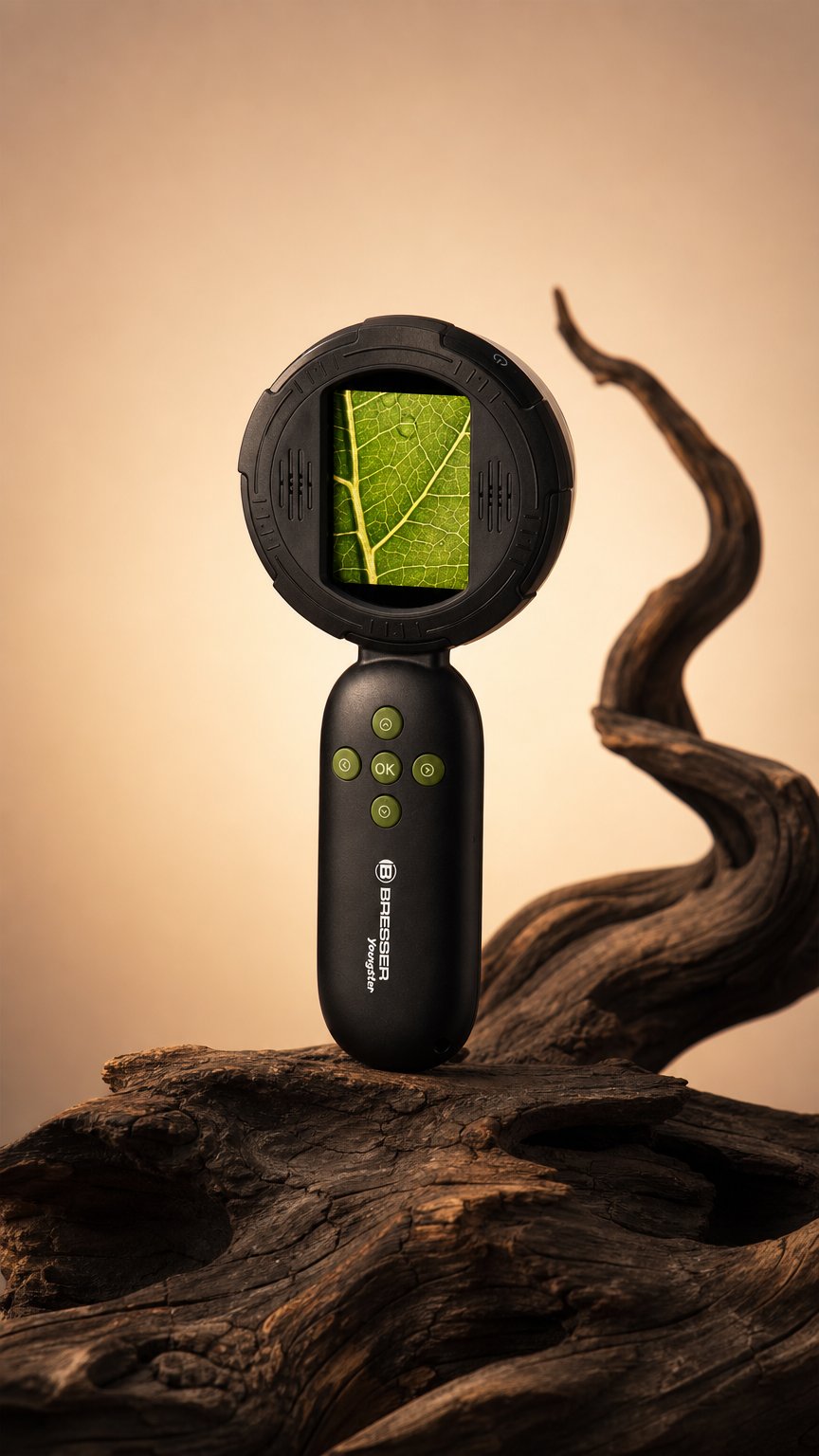 AI product shot of BRESSER Digitaalne käsimikroskoop