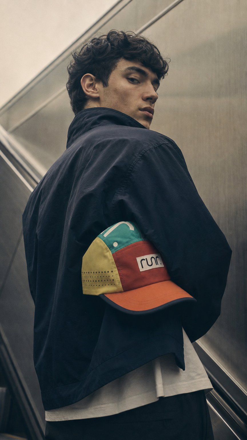 AI product shot of Rio Technical Running Hat