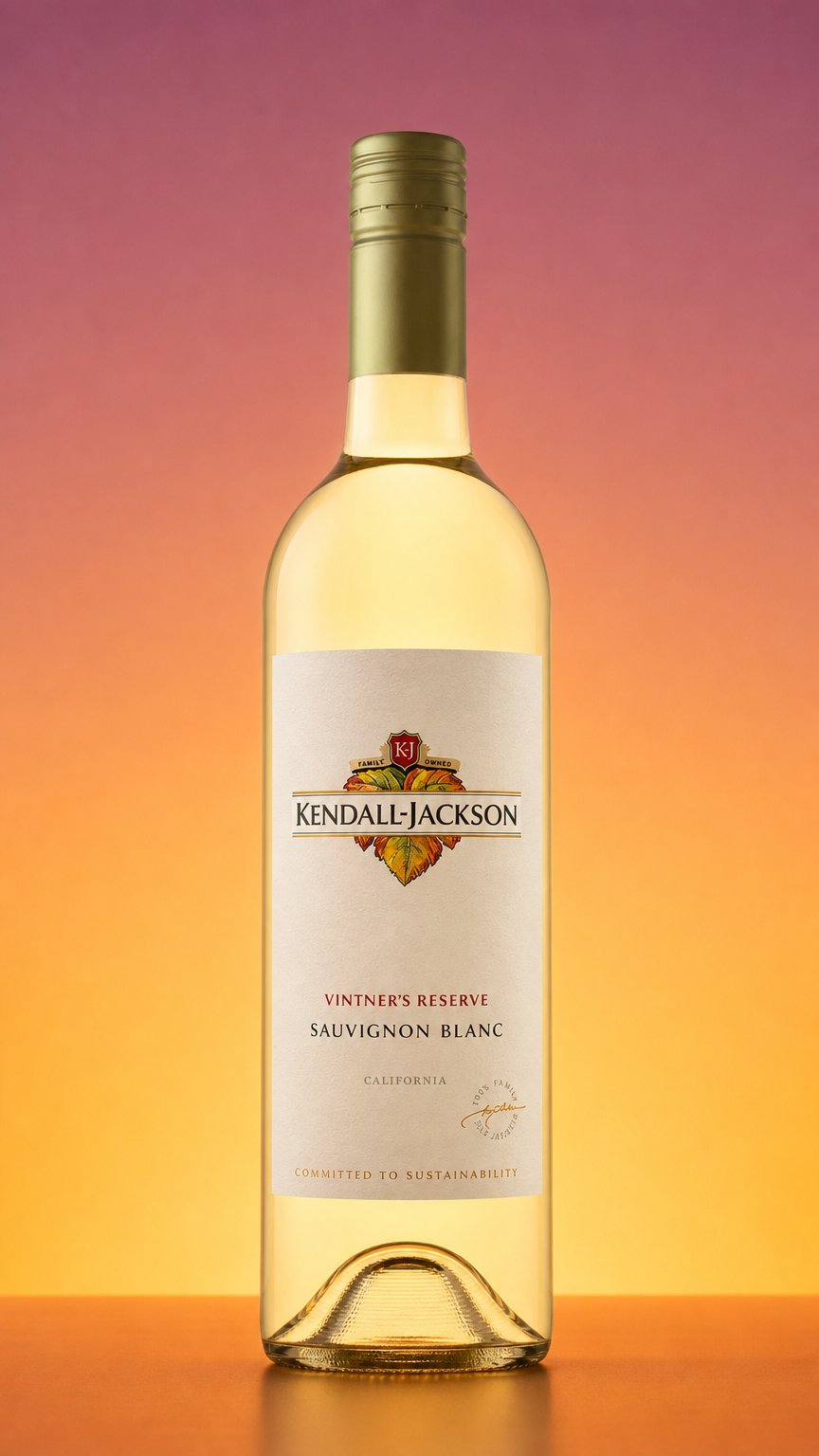 AI product shot of 2024 Vintner's Reserve Sauvignon Blanc