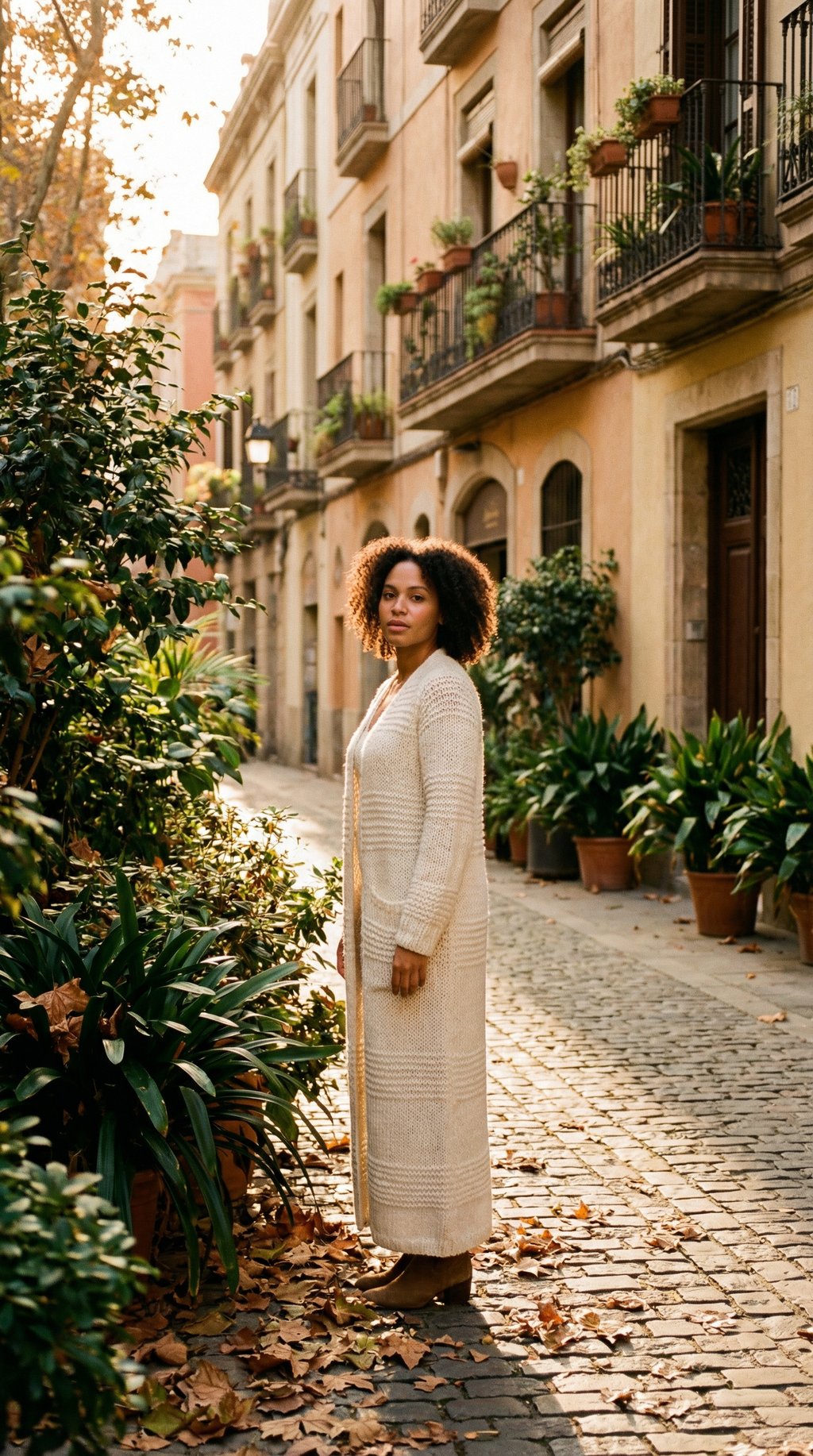 AI product shot of The Leilani Cardigan