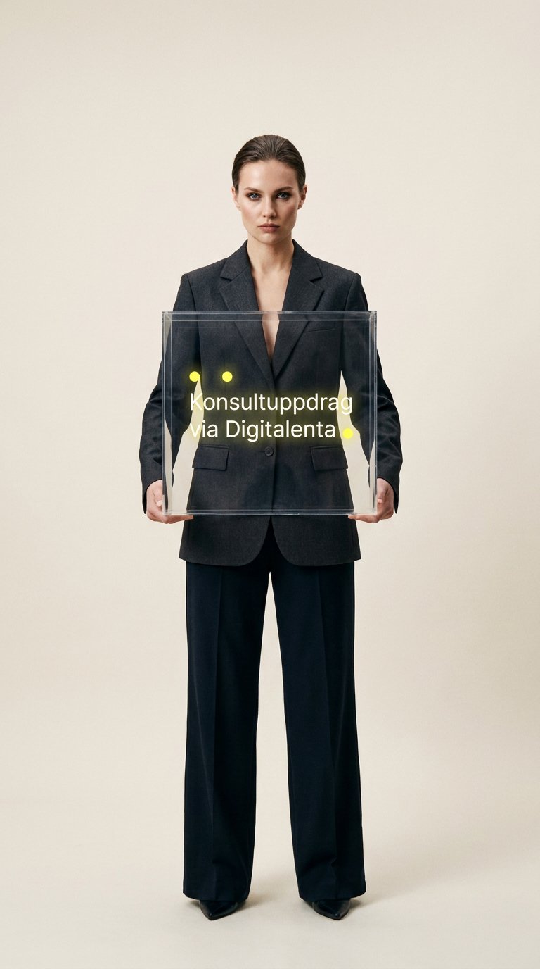 AI product shot of Konsultuppdrag via Digitalenta