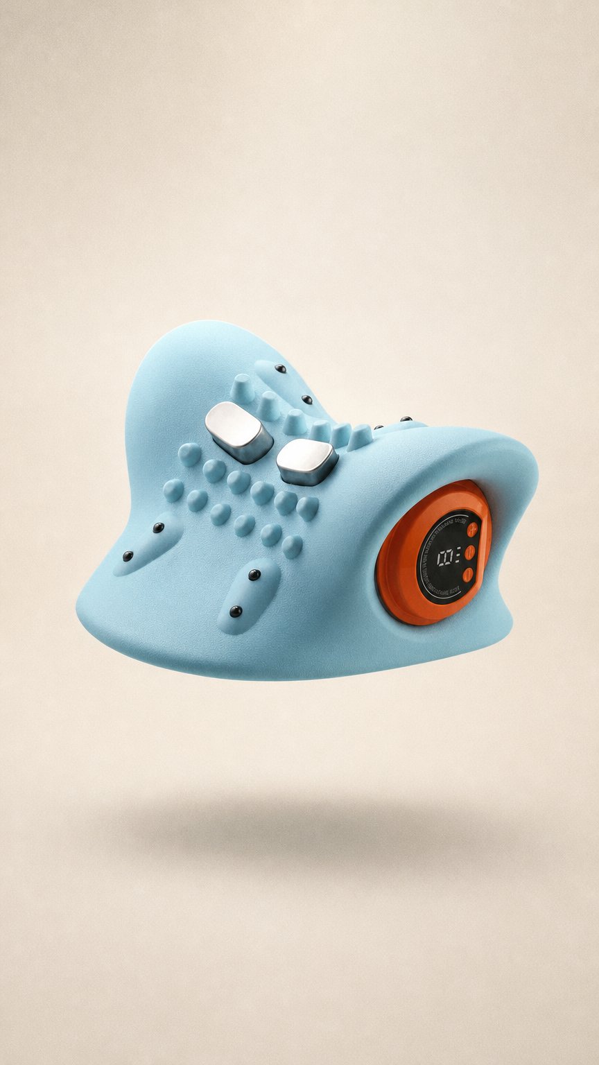 AI product shot of Cervical Traction & Acupressure Device