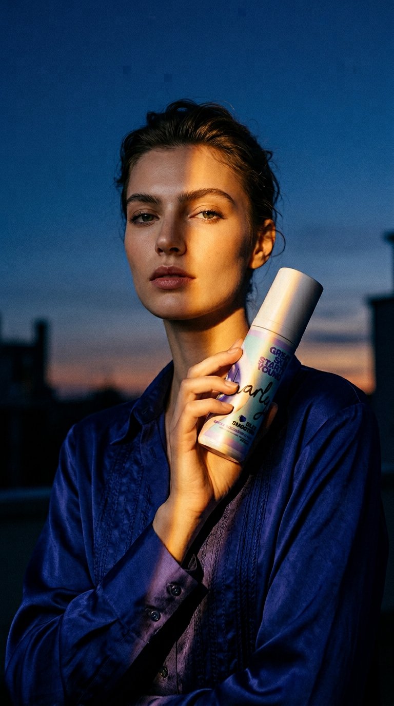 AI product shot of Silky Smoothie