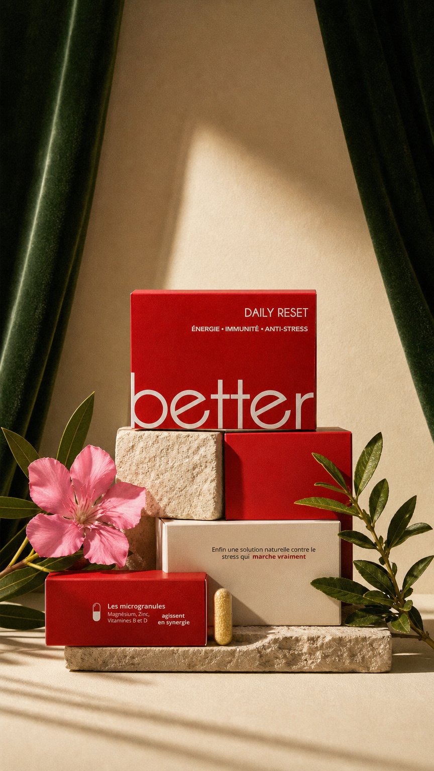 AI product shot of DAILY RESET