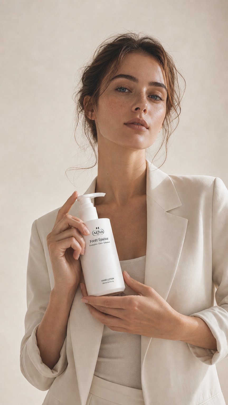 AI product shot of 포레 에파이스 핸드로션 300ml
