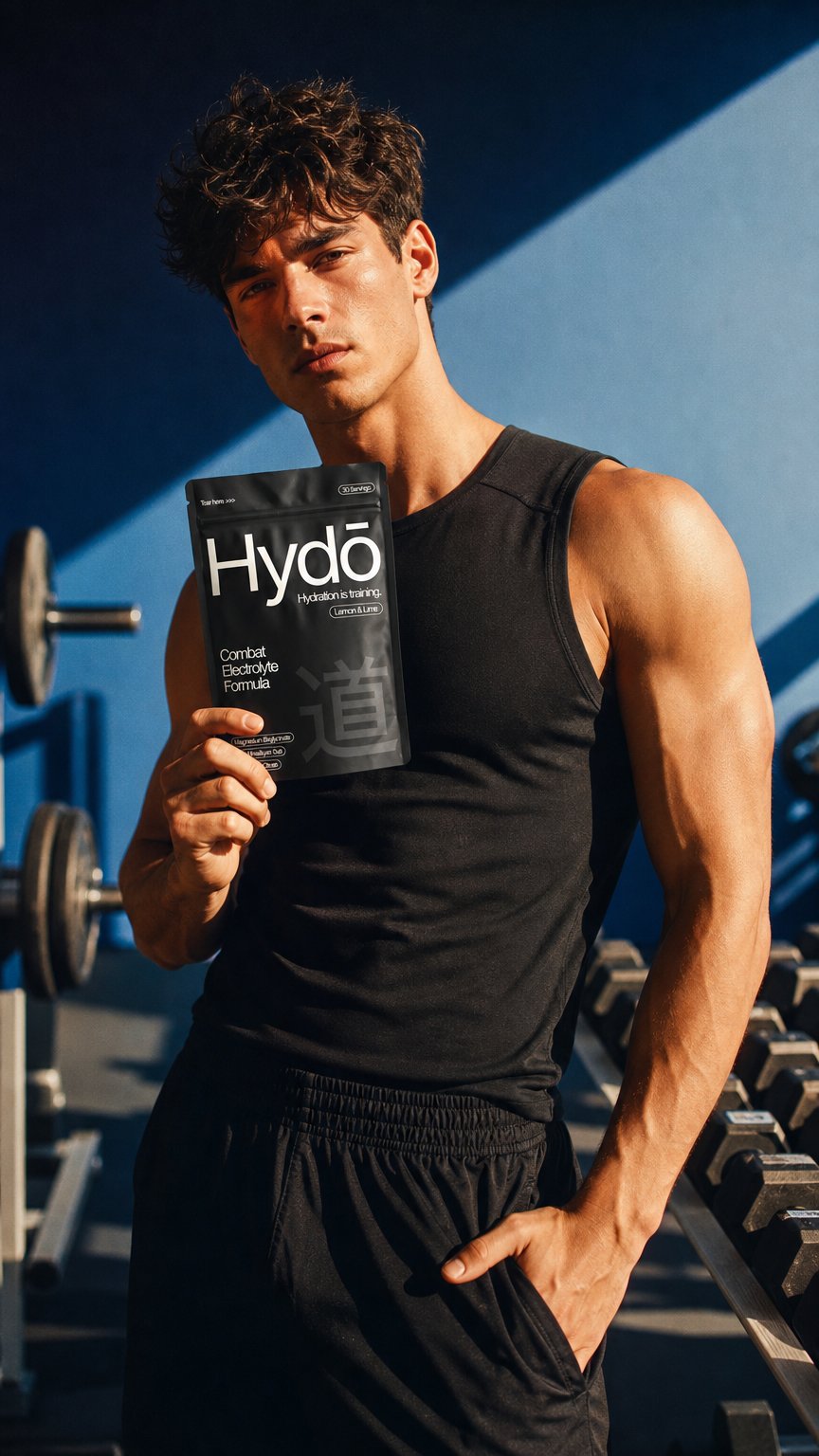 AI product shot of Combat Electrolyte Formula