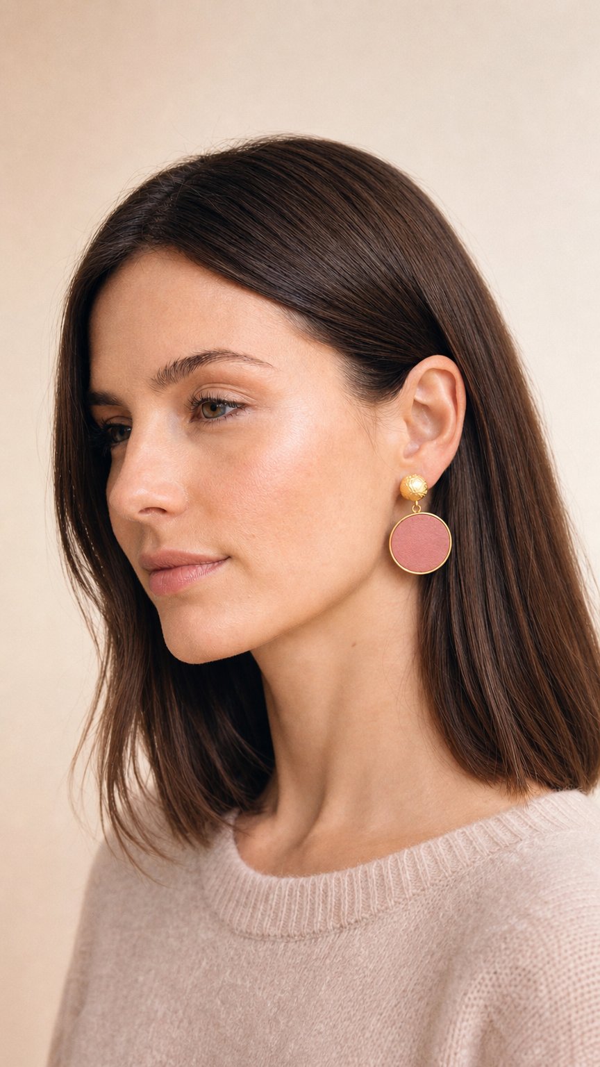 AI product shot of Boucles d'oreilles Charlotte