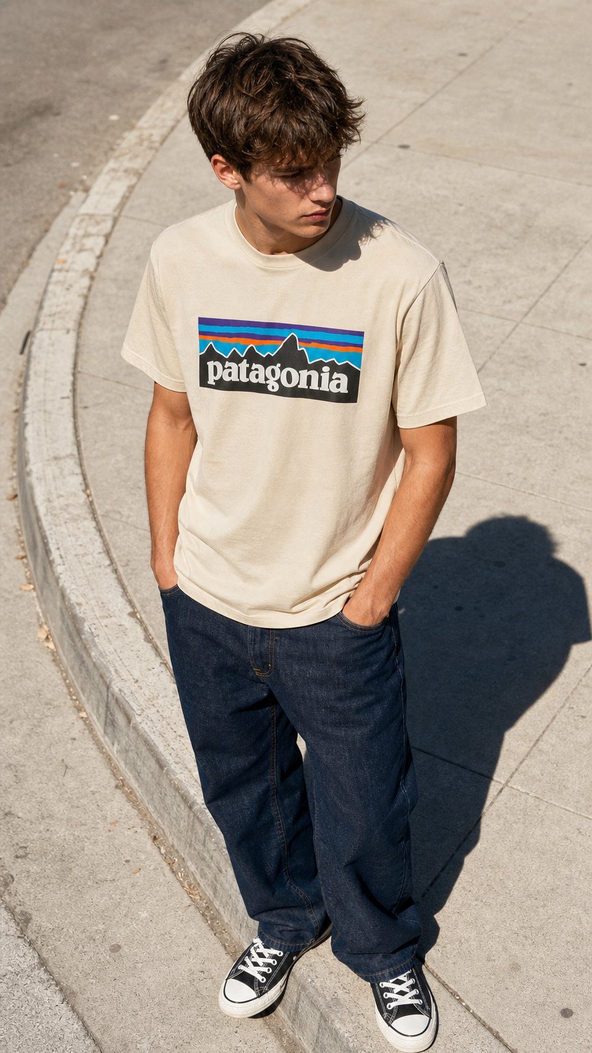 AI product shot of Patagonia M´S P-6 Logo T-Shirt