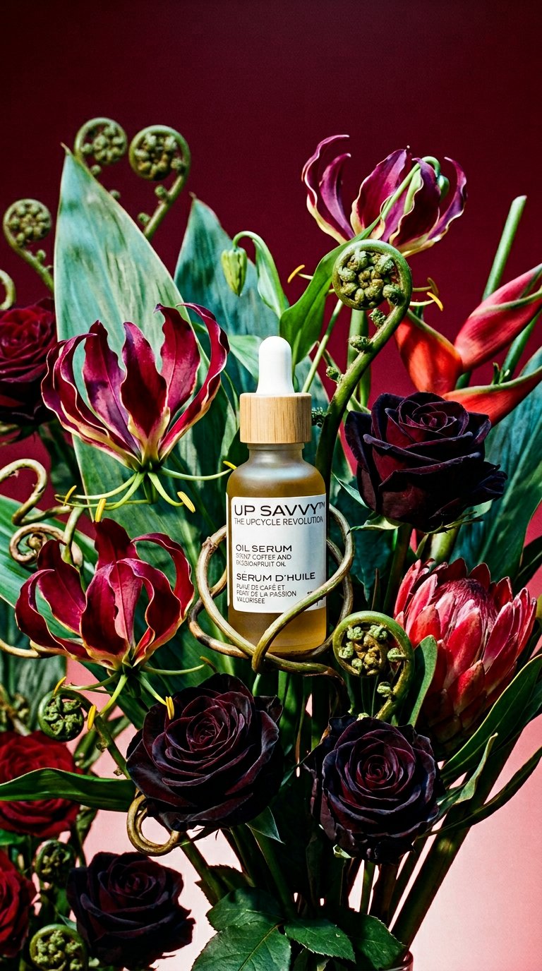 AI product shot of UP SAVVY™ Oil Serum