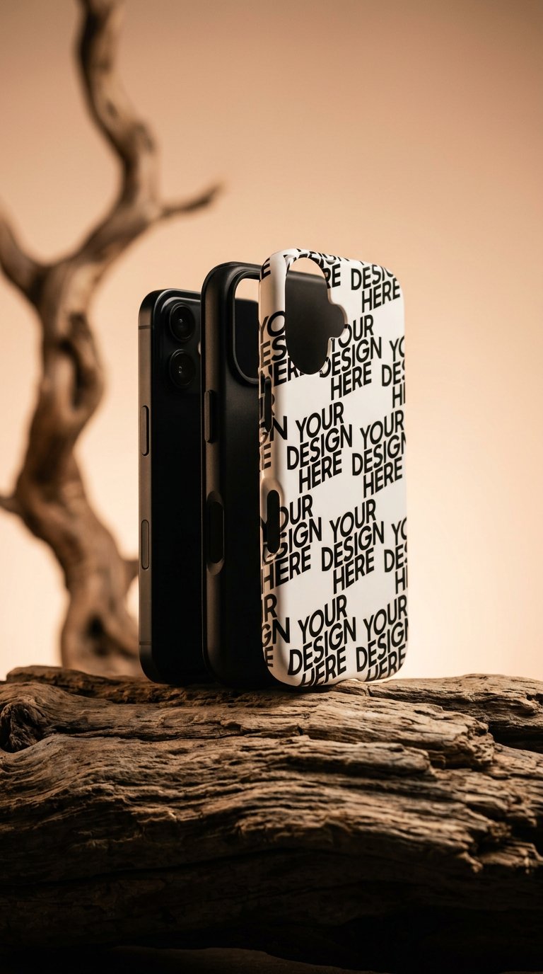 AI product shot of Tough Phone Case