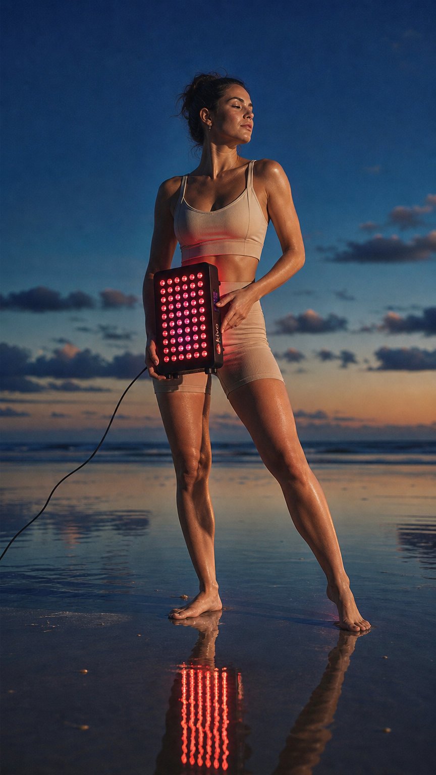 AI product shot of Kivo Small Light Therapy Panels