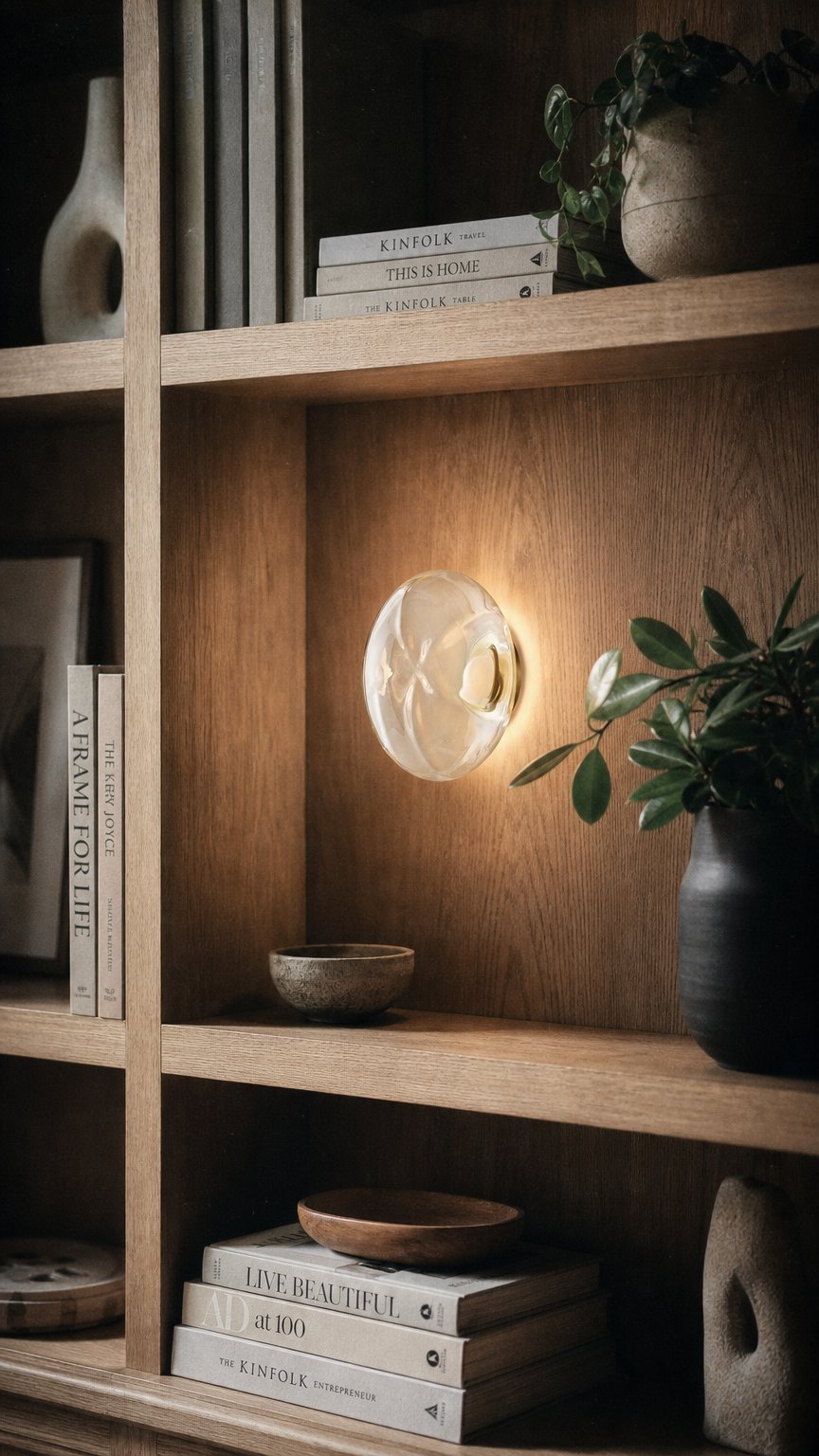 AI product shot of Aeris Wall Light