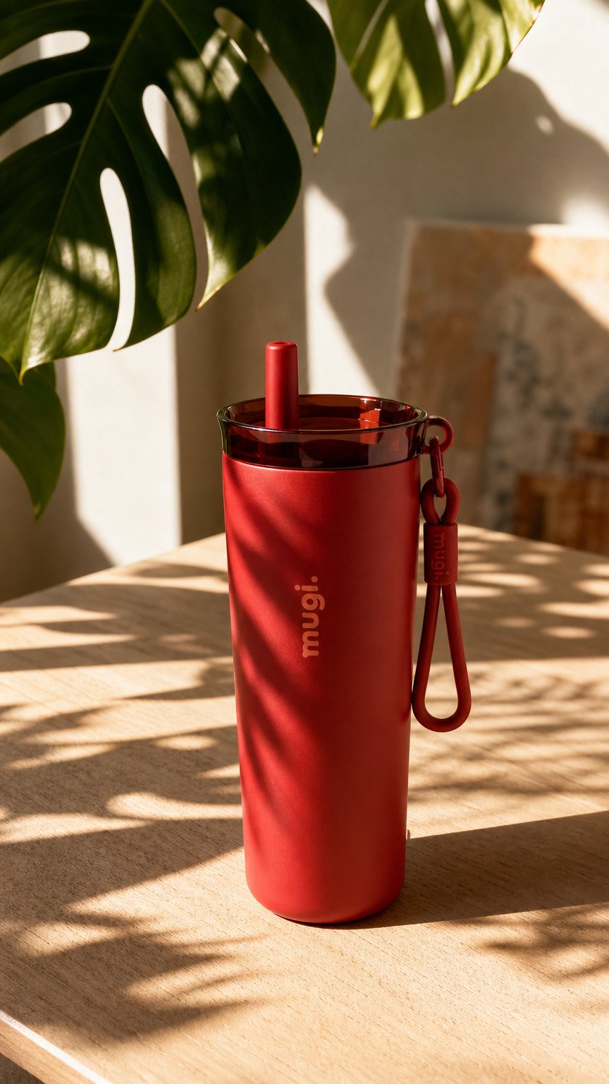 AI product shot of Burgundy Māi